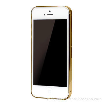 Stainless Steel Bumper for iPhone 5/5s, Attractive Design, Various Colors Available, Gold